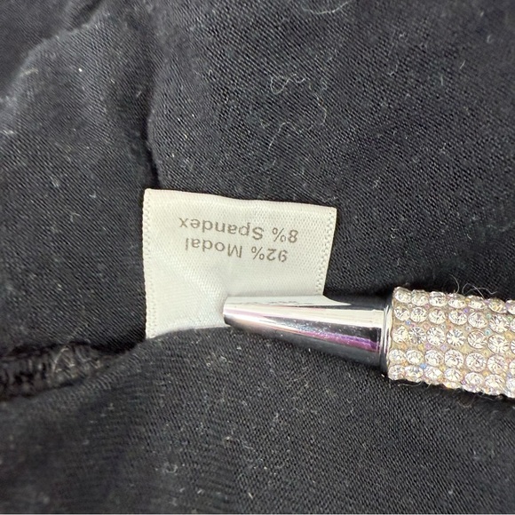 Hodges flare pants wide leg, comfy, Black and White Striped Flare Pants - Picture 11 of 12